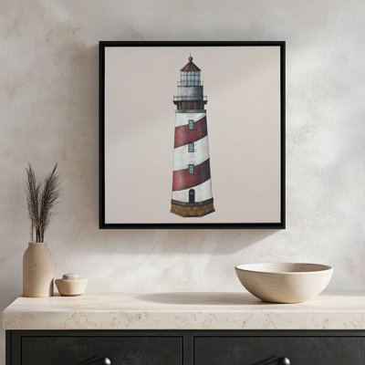 «Nautical Light House» par Newburyboutique, reproduction d'art sur toile