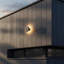 UltraBeam 10 Watt Round Halo Effect Exterior LED Wall Light - IP65 Rated - 1000 Lumen Output