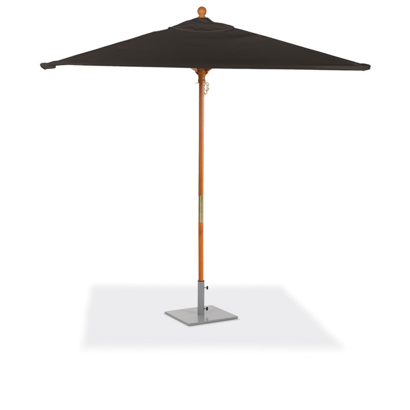 Parasol de marché carré 6 pi Jordynn, Noir