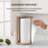 Wooden Paper Towel Holder with Top Load Space Design for Kitchen and Table Decor, Anti Skid Base, Eco Friendly Mango Wood & Metal Rod - Biscotti / Nickel-665833088-665833093