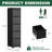 Versatile 5 Drawer Vertical File Cabinet with Lock on Wheels, Ideal for Home and Office to Store Various Size Documents Efficiently-482832943
