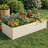 Seiter 6X3x3ft Metal Outdoor Raised Garden Bed with gloves,Cream-192052845-192052847