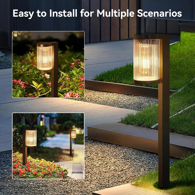 Solar Landscape Lamp - Warm Light Led Lighting For Lawns And Walkways