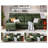Latitude Run® Modular Sectional Couch| Corduroy U-Shape Sofa Bed Convertible Chaise With Storage Ottoman For Living Room Modern Furniture, 12 Seater Sleeper-1987149966