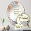 Tsakistra - Miroir mural Mid-Century ovale-750533720