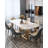 Italian minimalist modern rectangular dining table-1173202935