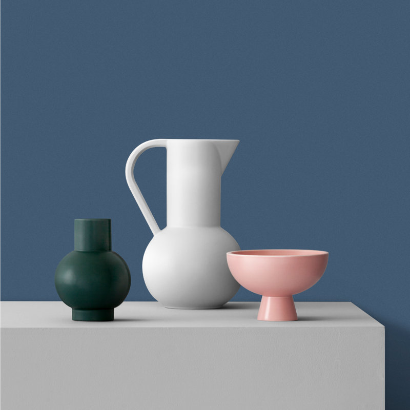 Strøm Bowl by Nicholai Wiig-Hansen, 3.94" H x 5.91" W x 5.91" D, Coral Blush