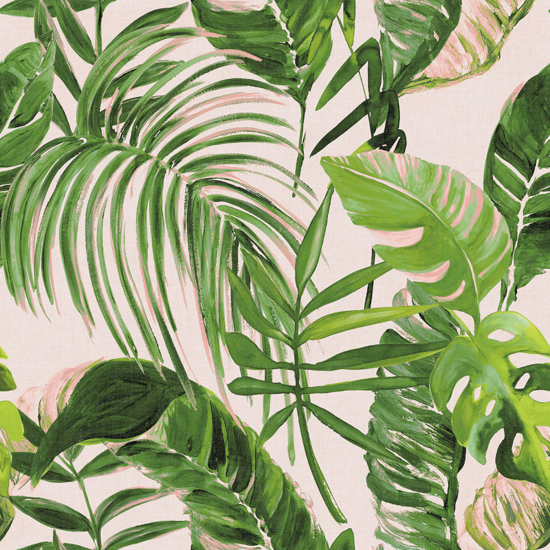 Rouleau de papier peint Chewsville Palmera, Rose clair