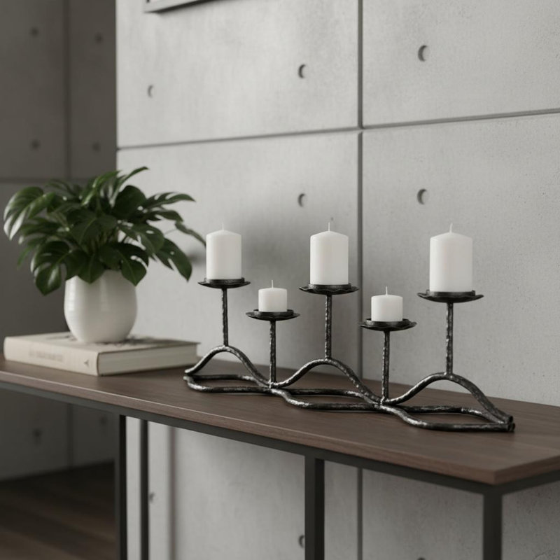 Porte-bougie de table 7 po