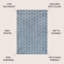 Tapis bleu marine / crème à motif géométrique Simsbury-1054255529