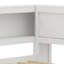 Structure de lit d'angle double en bois avec tablettes de rangement et 2 portes coulissantes, structure de lit d'angle double avec 2 tiroirs, lumières DEL et station de charge-1639778489