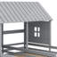 Lit plateforme House avec deux tiroirs, combinaison de 2 lits côte à côte-1967114144