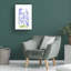 Jacky Parker  Delphinium Canvas Art-285817855