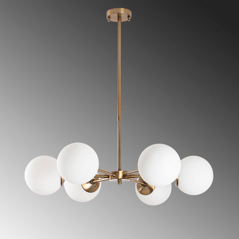 Lustre sphérique 6 lumières Spoutnik