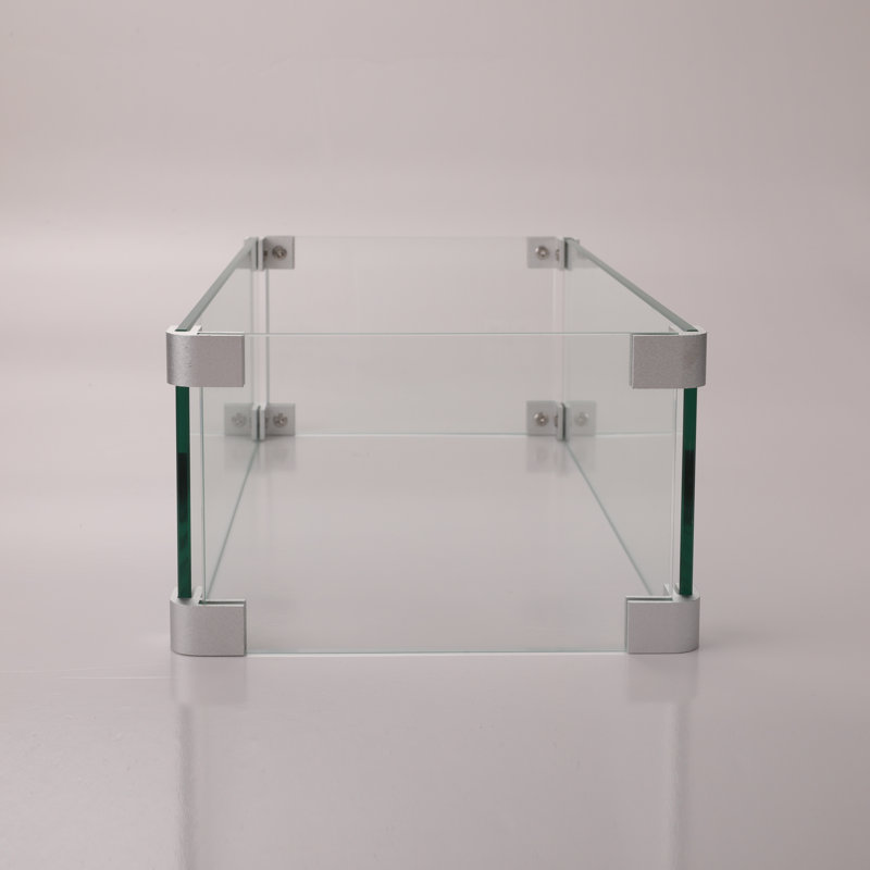 Pare-flammes rectangulaire pour foyer