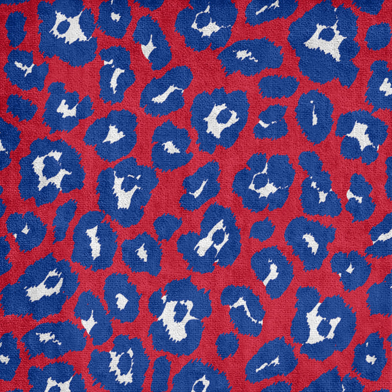 Everdene Bath Towel, Polyester/Cotton Blend, Red/White/Blue