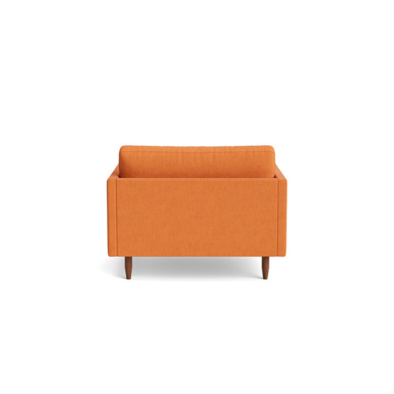 Skinny Fat Chair, Performance Weave - Carrot