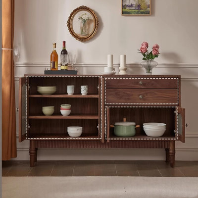 Buffet de style américain avec rangement rétro