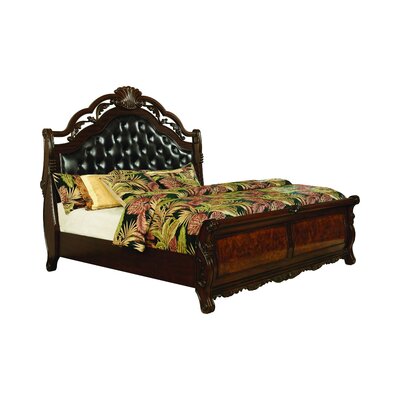 Aaren Tufted Low Profile Sleigh Bed -  Bloomsbury Market, 0488ED1D8D8F4529BC191A7ADAED87A1