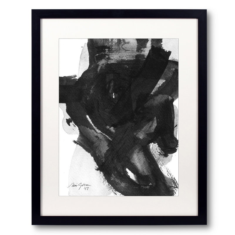 11,7,2 par Simona Gocan - peinture encadrée, H 21,25 po x l 17,25 po
