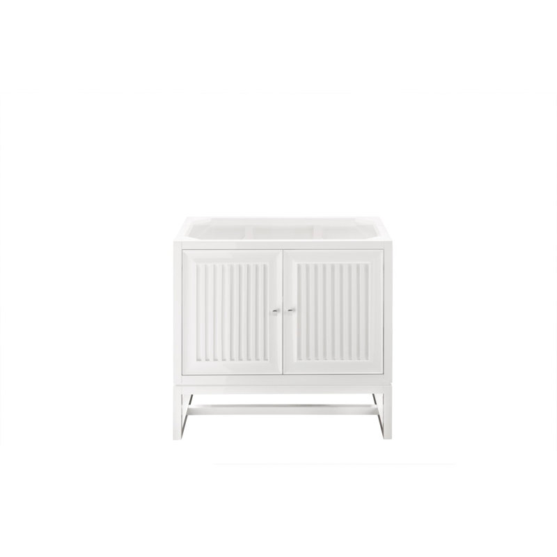 Bristol 36'' W Single Vanity, Single-Hole, Bright White, White Zeus