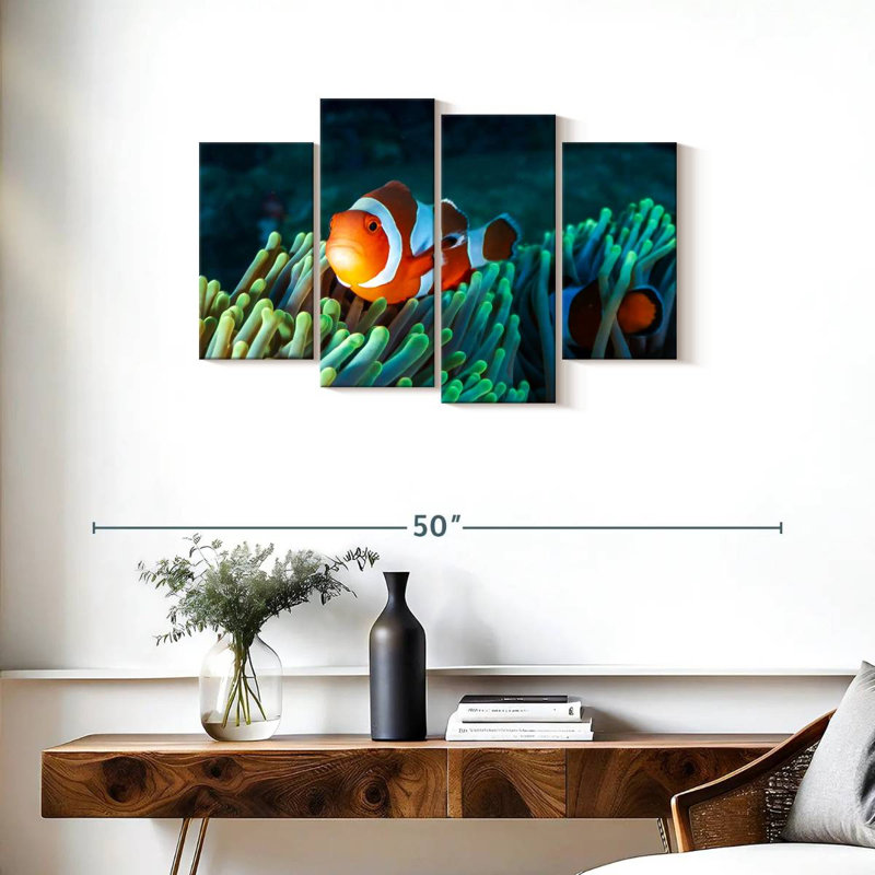 Brampt Frowning Clownfish, 22" H x 36" W