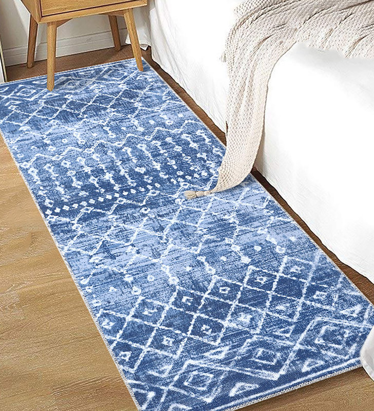 Guein Area Rug, Blue, Rectangle 200 x 290cm