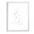 Cadre de toile blanc