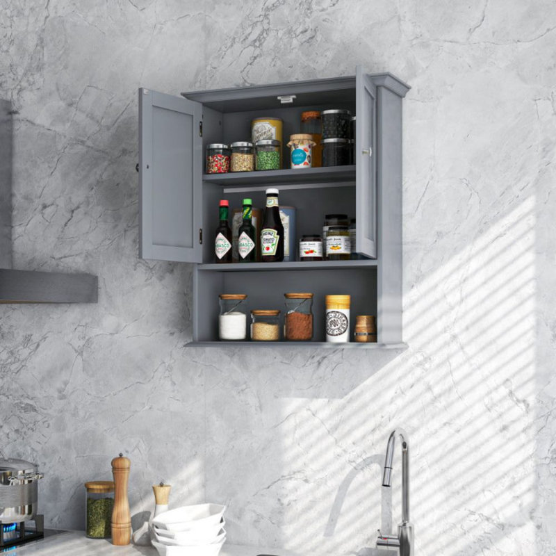 Kajana Bathroom Cabinet, Gray
