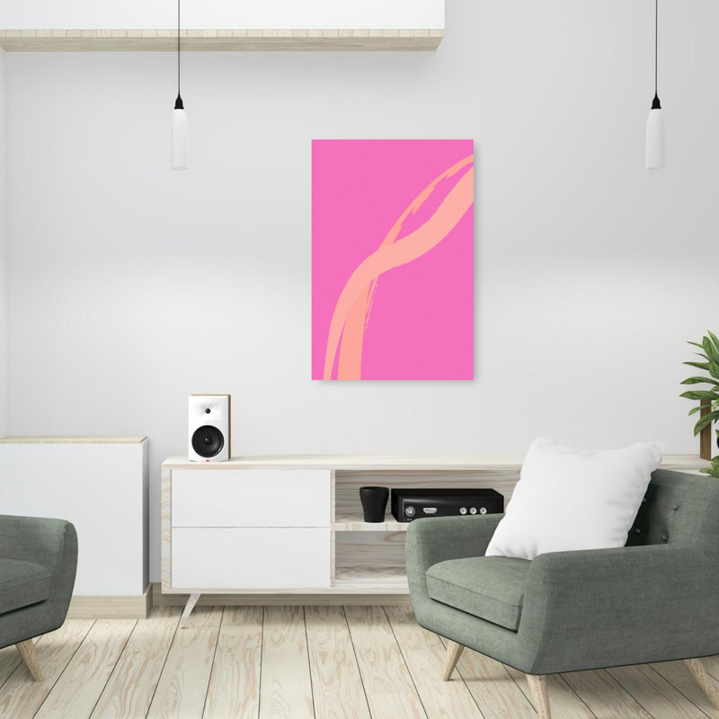 Vibrant Sweep Abstract Bold Colorful Wall Art Print, 91.44cm H x 60.96cm W