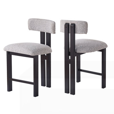 26.5'' Stylish Round Stools with Low Back