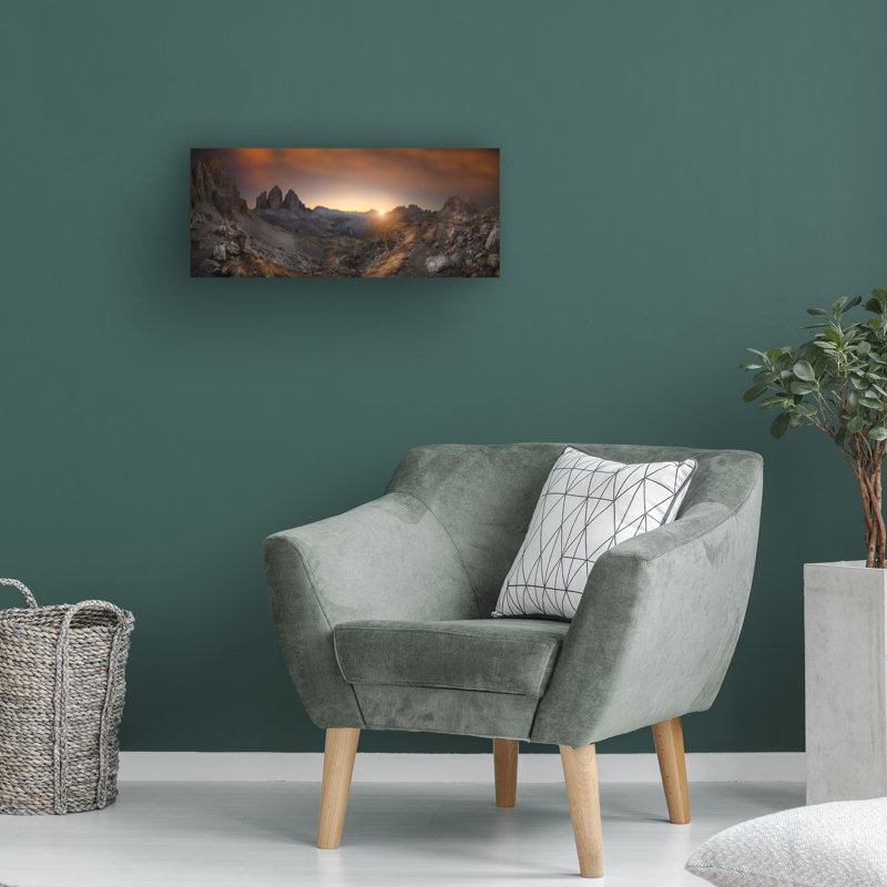 Art sur toile «Valley», H 10 po x l 24 po