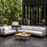 Ensemble de conversation en bois d'acacia pour 6 personnes Louie