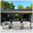 Outdoor Wicker Seating Group For 4 – Pre-Assembled With Cushions