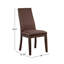 Ensemble de 2 chaises de salle à manger rembourrées en tissu