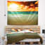Tapisserie de paysage marin sur une plage tropicale-28507542