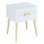 Table d'appoint avec 2 tiroirs