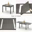Table de salle à manger extensible pour l'extérieur