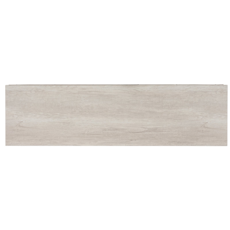Andy 2 Door Wood Fireplace, White Washed