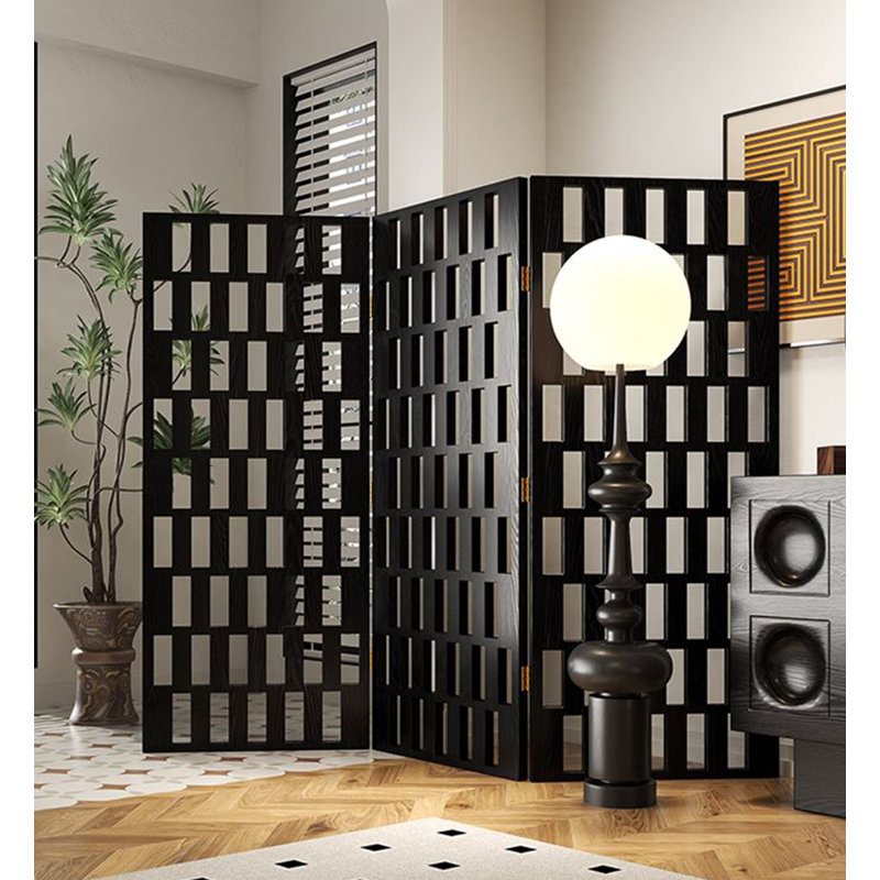 Paravent français à trois panneaux, H 70,87 po x l 47,24 po x P 1,18 po