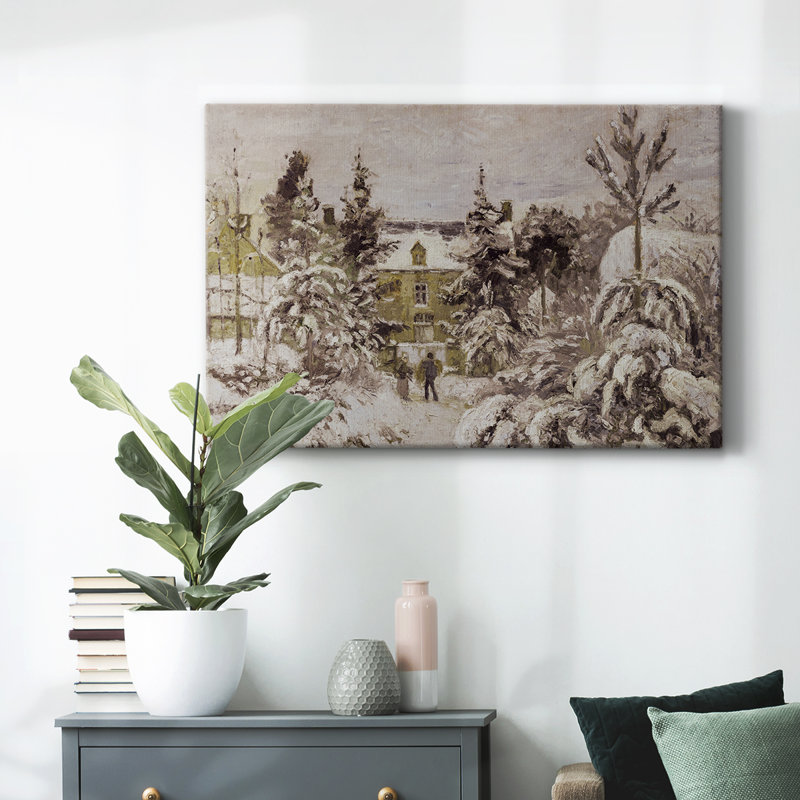 Paysage rétro - CVI, Toile tendue, H 9 po x l 13 po x P 1,5 po