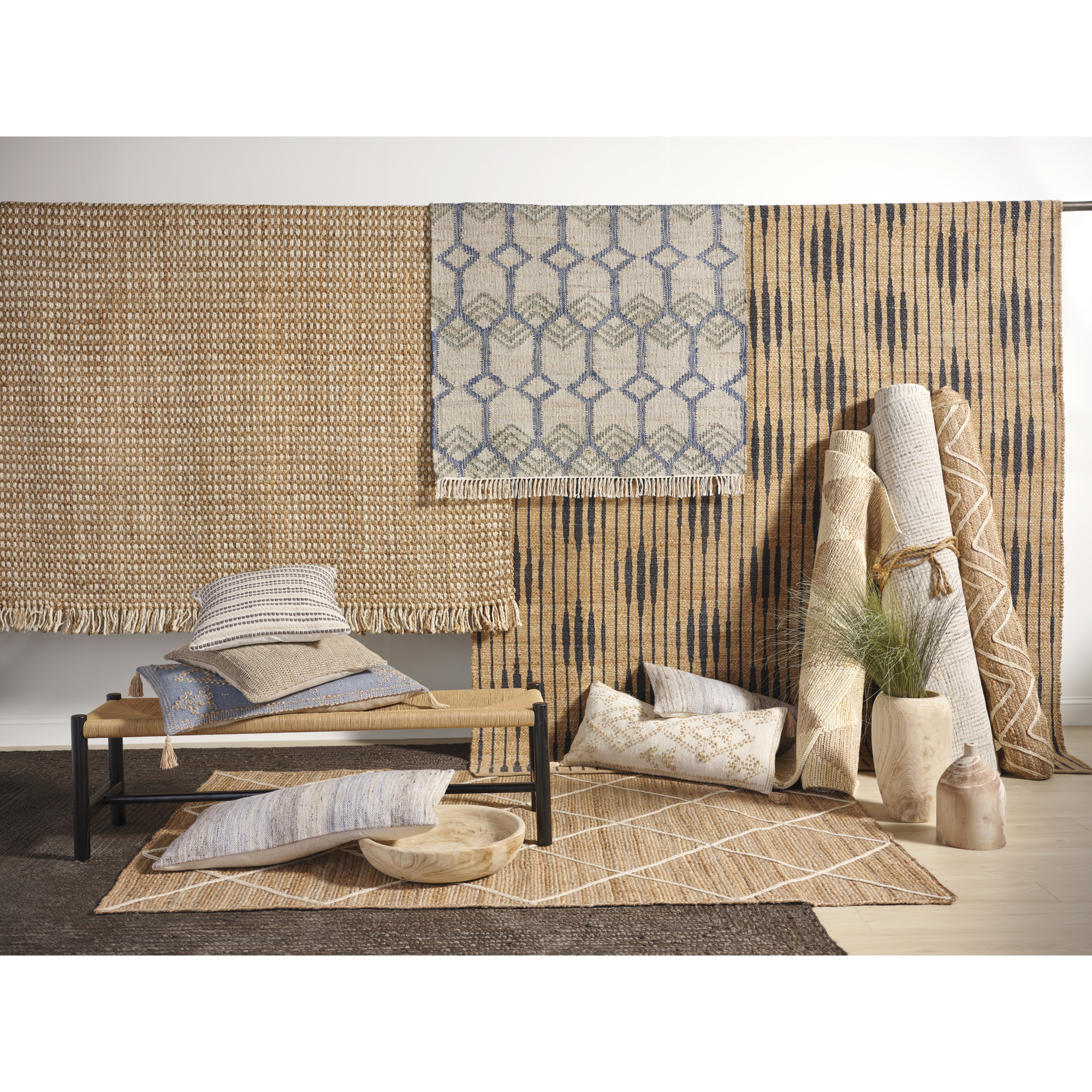 Arabela Handmade Jute / Sisal Rug, Rectangle 5' x 8'