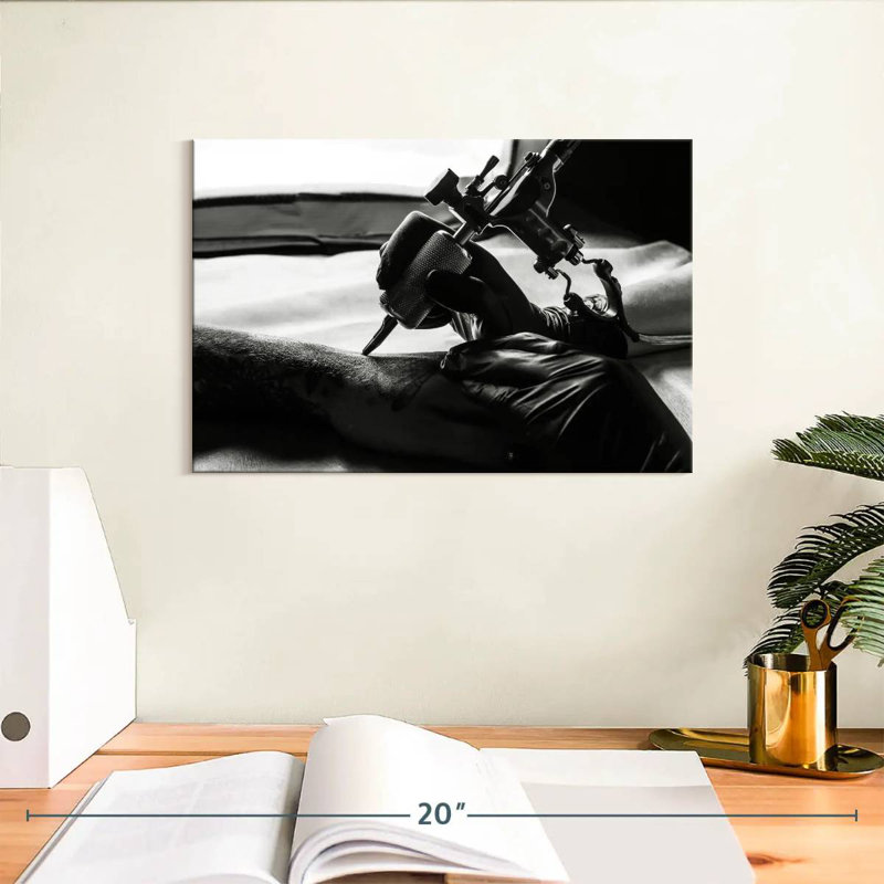 Senne Tattoo Artist, 8" H x 12" W