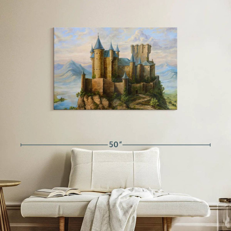Lilie Castles, 26" H x 39" W
