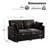 59" Upholstered Modern Loveseat Modular Sofa-1170680357