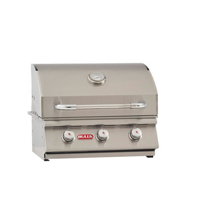 Bull Outdoor Products Steer 3-Burner Built-In Gas Grill - Natural Gas