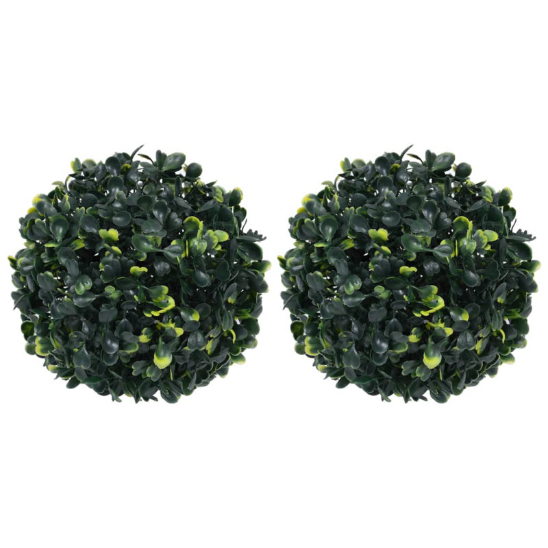 Faux Boxwood Plant in Pot,  8.66cm H x 8.66cm W x 22cm D