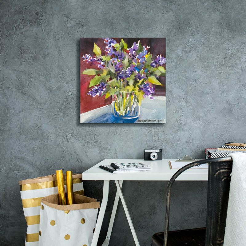 «Winston Porter» par Annelein Beukenkamp, art mural sur toile, H 18 po x l 18 po x P 0,75 po