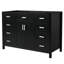 Base de meuble-lavabo autoportant de 47 pouces avec portes et tiroirs à fermeture en douceur pour des solutions de rangement et d'organisation modernes pour la salle de bain-119867534