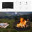 38.4In Large Fire Pit Ring, Heavy-Duty Steel Fire Pit Liner For Outdoor Camping, Backyard Bonfires